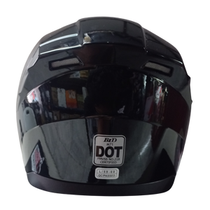 Casco BLD M71 Solid Negro Brillante