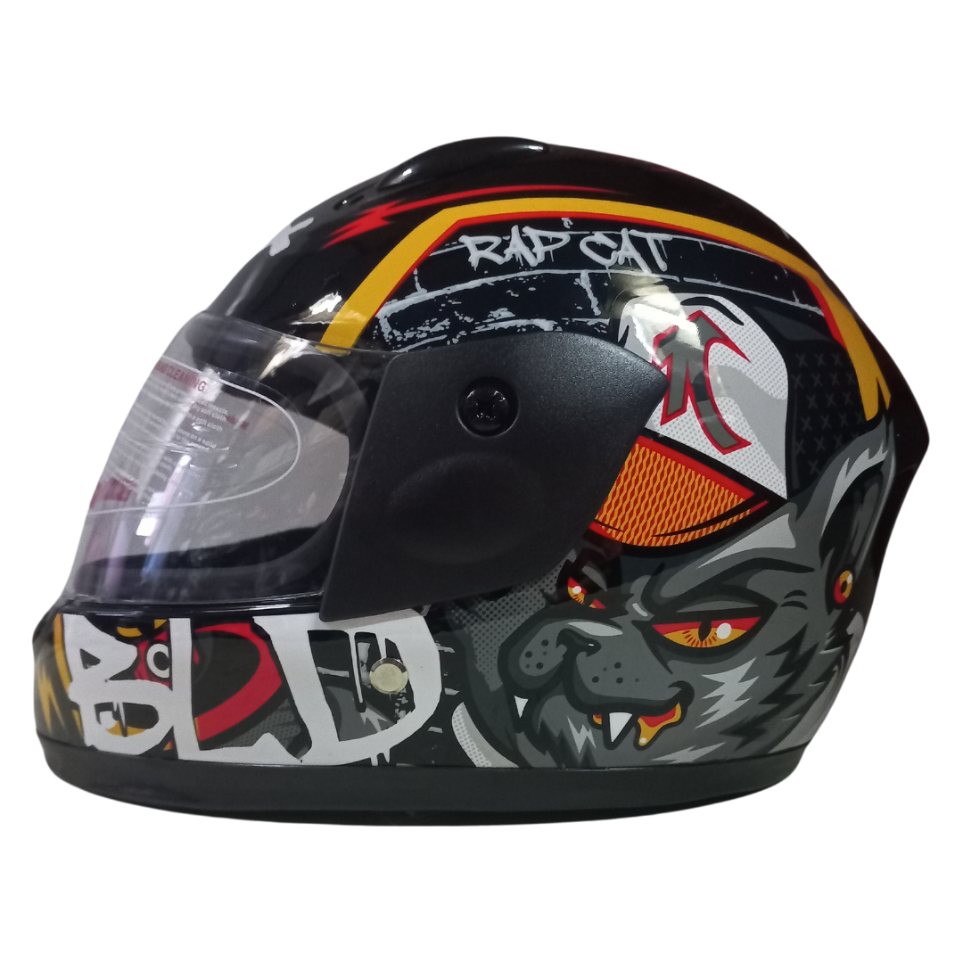 Casco BLD-801 Rap Cat Naranja