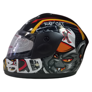 Casco BLD-801 Rap Cat Naranja