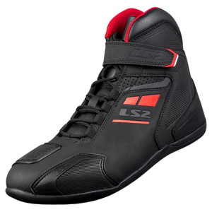 Botas LS2 Garra Dama Negra/Rojo