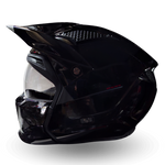 Casco MT StreetFighter SV S Solid Negro Brillante