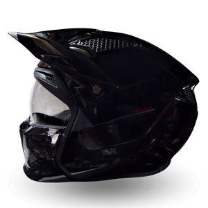 Casco MT StreetFighter SV S Solid Negro Brillante