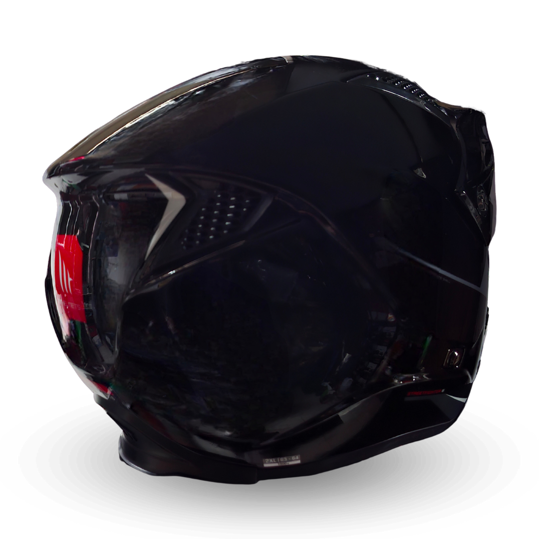 Casco MT StreetFighter SV S Solid Negro Brillante