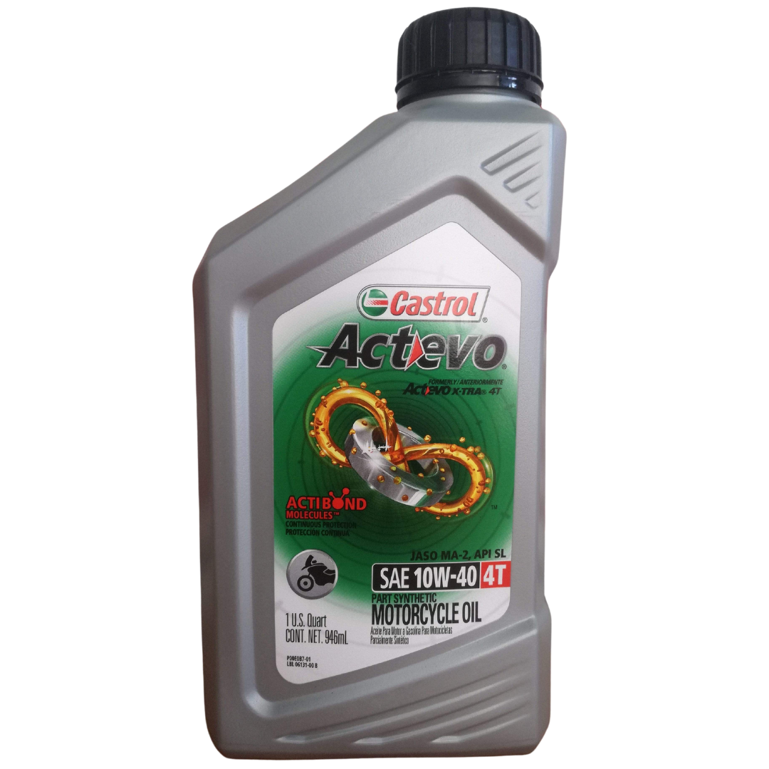 Aceite Castrol 10w40 Actevo Semi-Sintetico