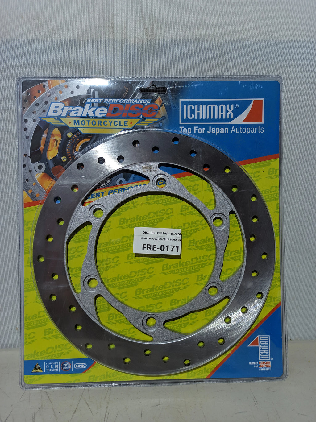 DISCO DE FRENO DELANTERO PULSAR 180-220 ICHIMAX
