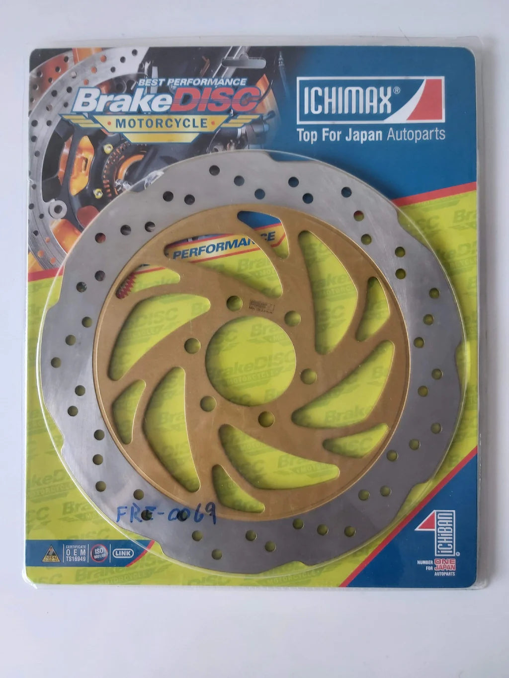 DISCO DE FRENO DELANTERO PULSAR NS200 6H 60MMX277MM ICHIMAX