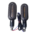 DIRECCIONALES LED OVALADO LUZ AMARILLO/ROJO SECUENCIA (ANT078)