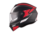 Casco MT Genesis SV Cave A5 Negro/Rojo Mate