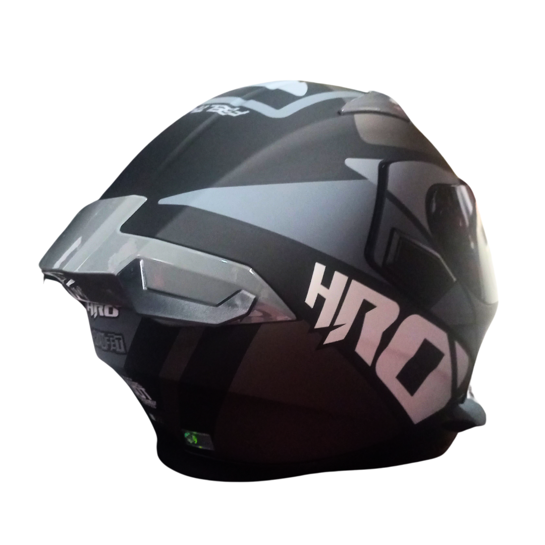 Casco HRO 3400 EVO Proufet Negro/Gris Mate