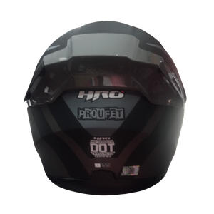 Casco HRO 3400 EVO Proufet Negro/Gris Mate