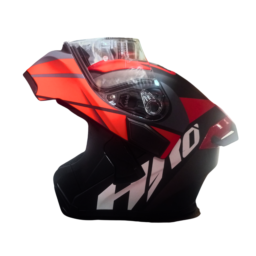 Casco HRO 3400 EVO Proufet Negro/Rojo Mate