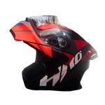 Casco HRO 3400 EVO Proufet Negro/Rojo Mate