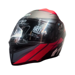 Casco HRO 3400 EVO Proufet Negro/Rojo Mate