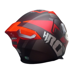 Casco HRO 3400 EVO Proufet Negro/Rojo Mate