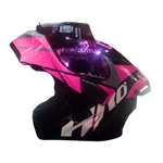 Casco HRO 3400 EVO Proufet Negro/Rosa Brillante