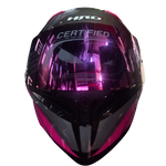 Casco HRO 3400 EVO Proufet Negro/Rosa Brillante