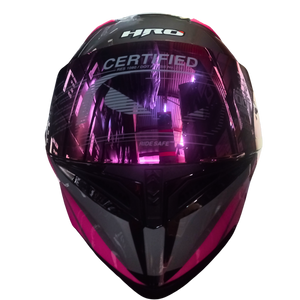 Casco HRO 3400 EVO Proufet Negro/Rosa Brillante