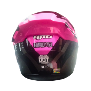 Casco HRO 3400 EVO Proufet Negro/Rosa Brillante