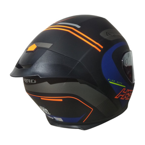 Casco HRO 511 MAX Negro/Azul Mate