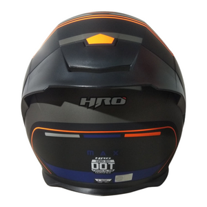 Casco HRO 511 MAX Negro/Azul Mate