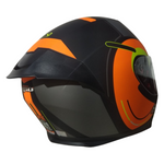 Casco HRO 511 Nate Negro/Naranja Neon