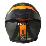 Casco HRO 511 Nate Negro/Naranja Neon