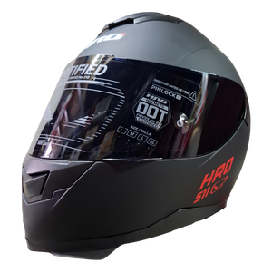 Casco HRO 511 Solid Negro/Rojo