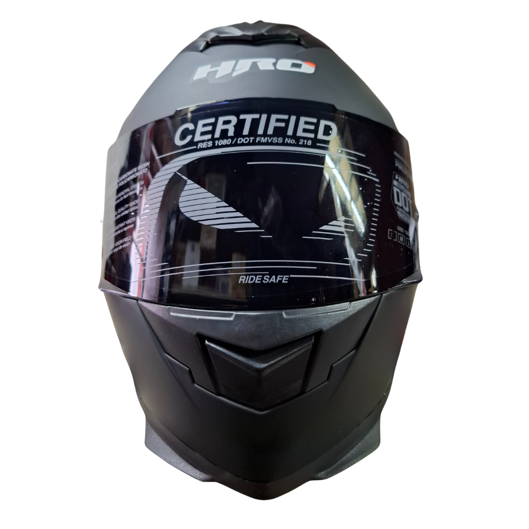 Casco HRO 511 Solid Negro/Rojo