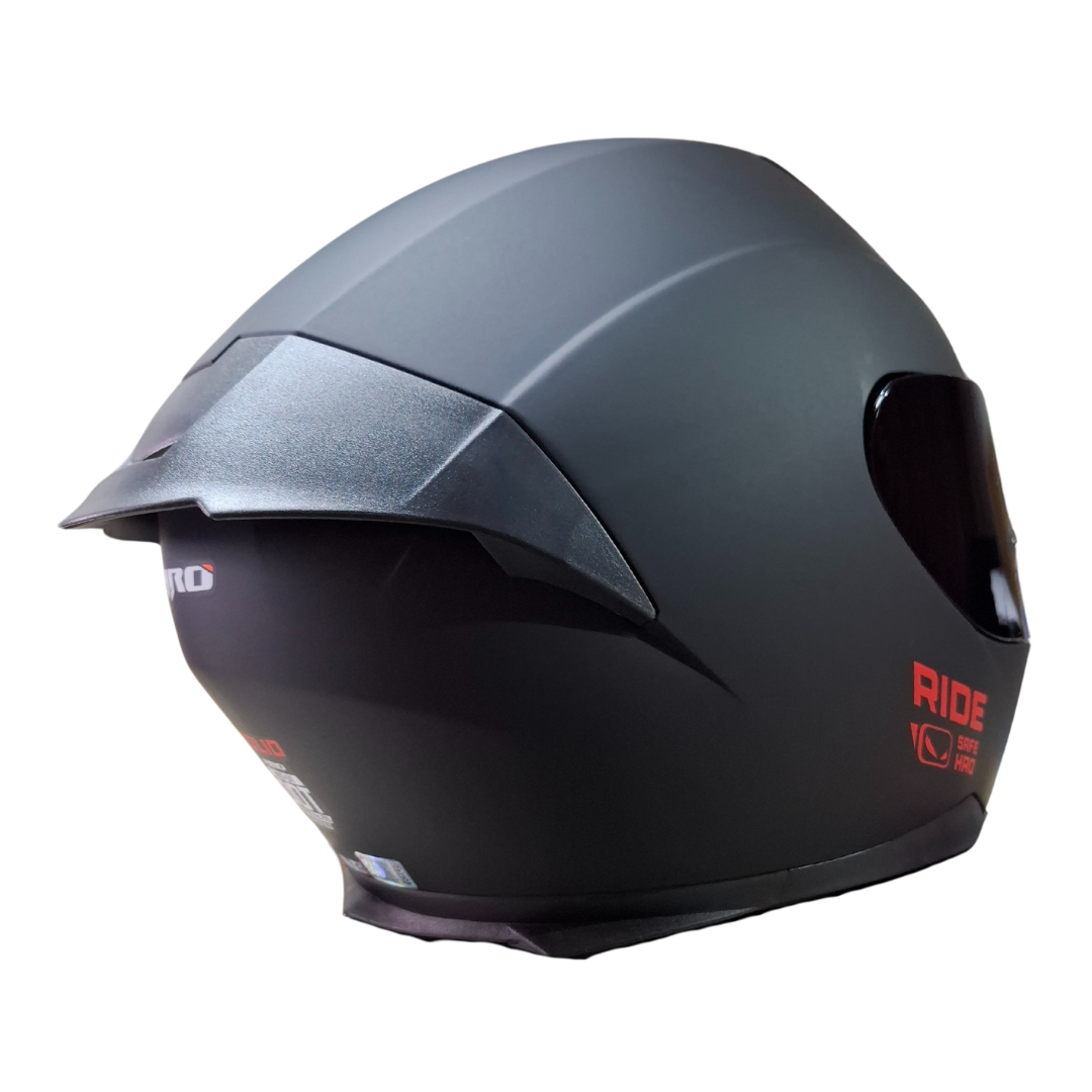 Casco HRO 511 Solid Negro/Rojo