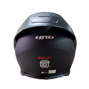 Casco HRO 511 Solid Negro/Rojo