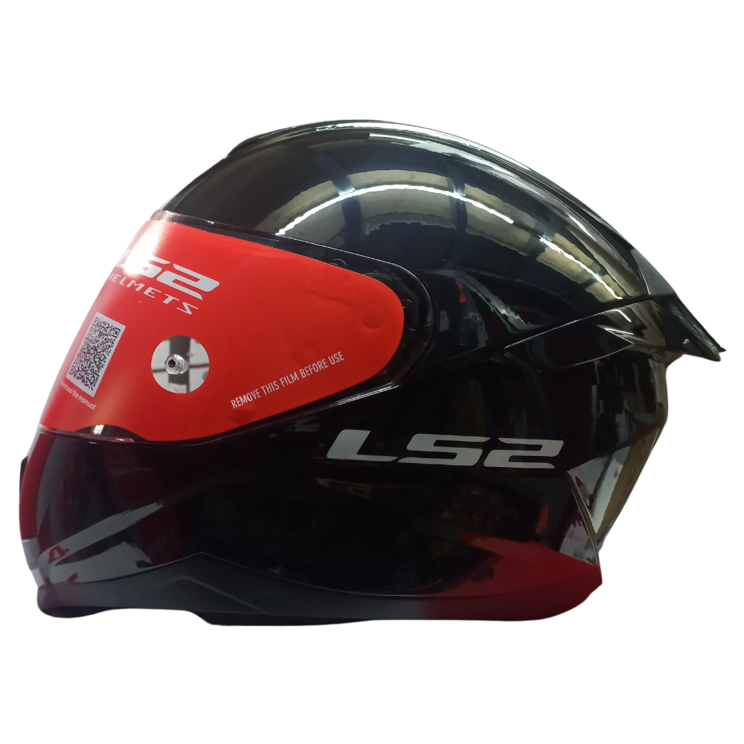 Casco LS2 FF802 Flash Negro Brillante