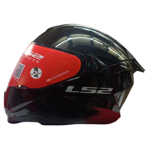 Casco LS2 FF802 Flash Negro Brillante