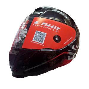 Casco LS2 FF802 Flash Negro Brillante