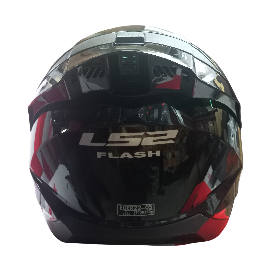 Casco LS2 FF802 Flash Negro Brillante