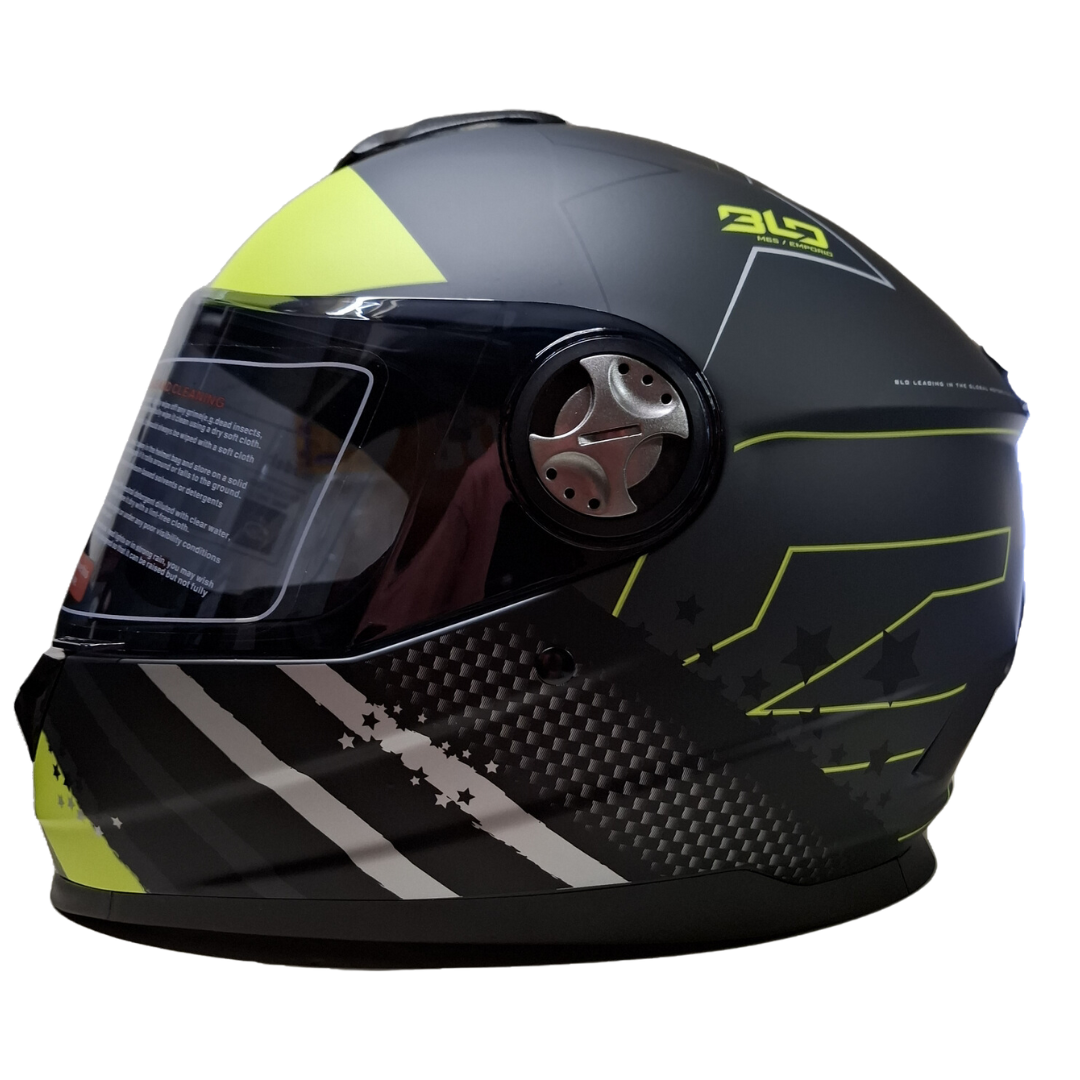 Casco BLD M65 Emporio Negro/Gris/Amarillo