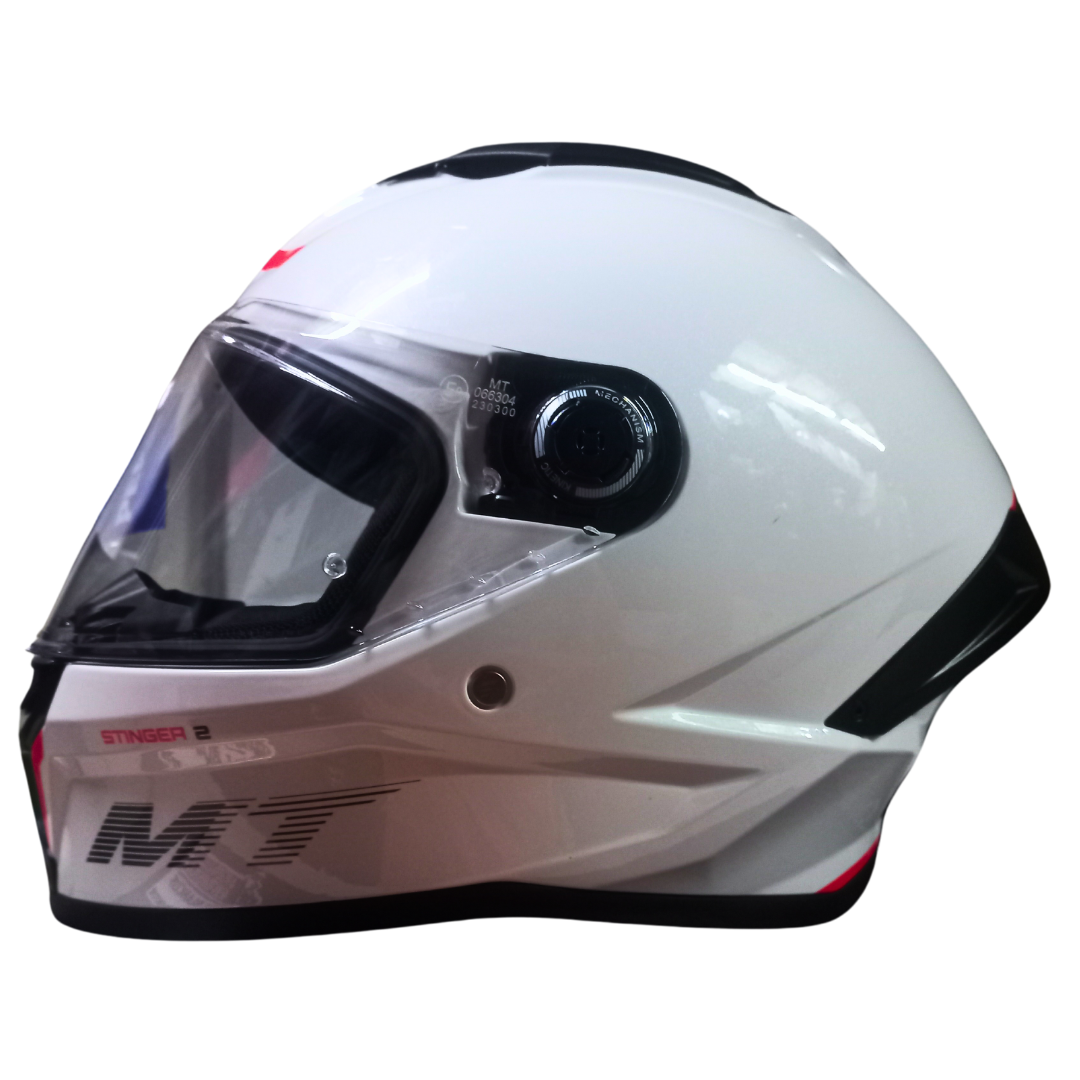 Casco MT Stinger 2 Solid Blanco Brillante