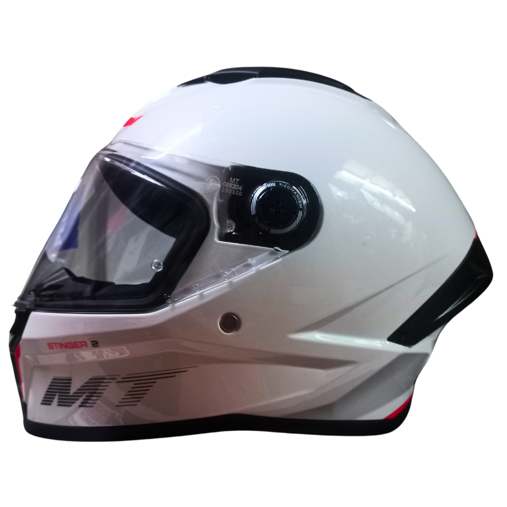 Casco MT Stinger 2 Solid Blanco Brillante