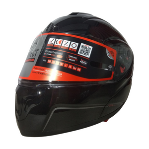 Casco Modular MT Atom SV Solid Negro Brillante