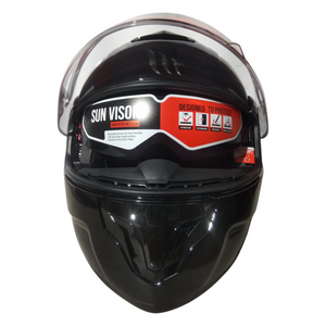 Casco Modular MT Atom SV Solid Negro Brillante