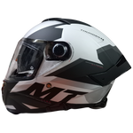 Casco MT Thunder 4 SV Exeo C2 Blanco/Negro Mate