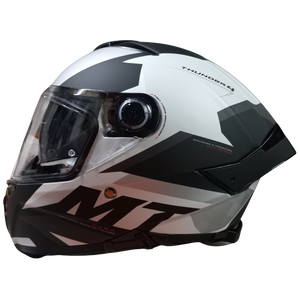 Casco MT Thunder 4 SV Exeo C2 Blanco/Negro Mate