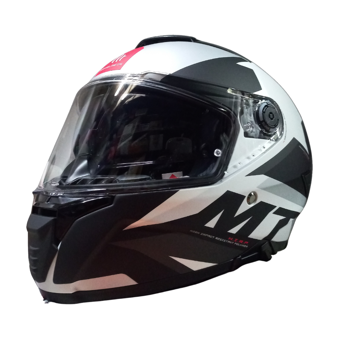 Casco MT Thunder 4 SV Exeo C2 Blanco/Negro Mate