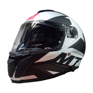 Casco MT Thunder 4 SV Exeo C2 Blanco/Negro Mate