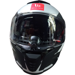 Casco MT Thunder 4 SV Exeo C2 Blanco/Negro Mate