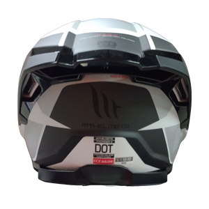 Casco MT Thunder 4 SV Exeo C2 Blanco/Negro Mate