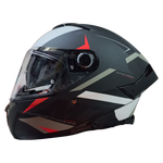 Casco MT Thunder 4 SV Exeo B5 Negro/Rojo/Blanco Mate