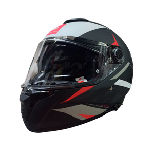 Casco MT Thunder 4 SV Exeo B5 Negro/Rojo/Blanco Mate