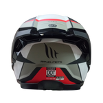 Casco MT Thunder 4 SV Exeo B5 Negro/Rojo/Blanco Mate