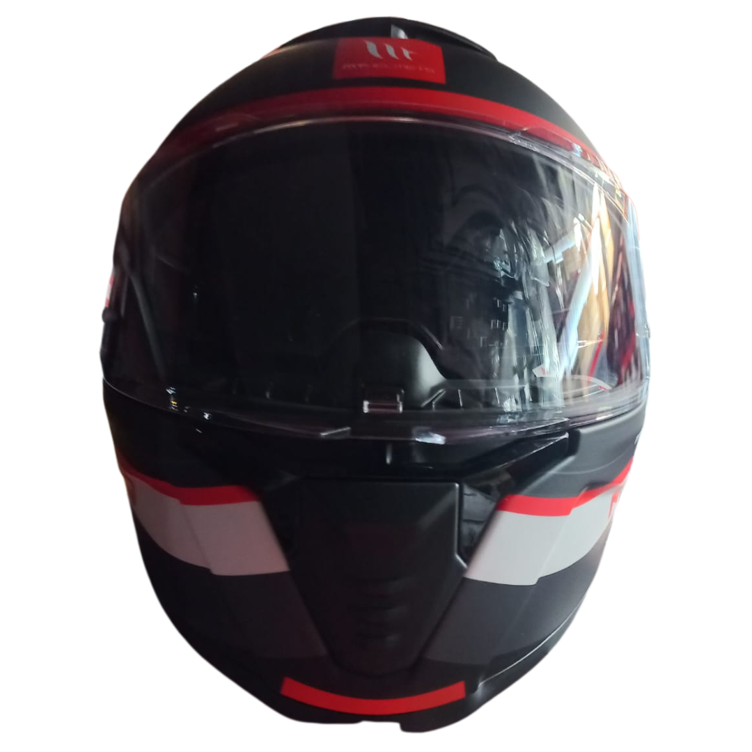 Casco MT Thunder 4 SV R25 B5 Negro/Rojo Mate