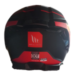 Casco MT Thunder 4 SV R25 B5 Negro/Rojo Mate